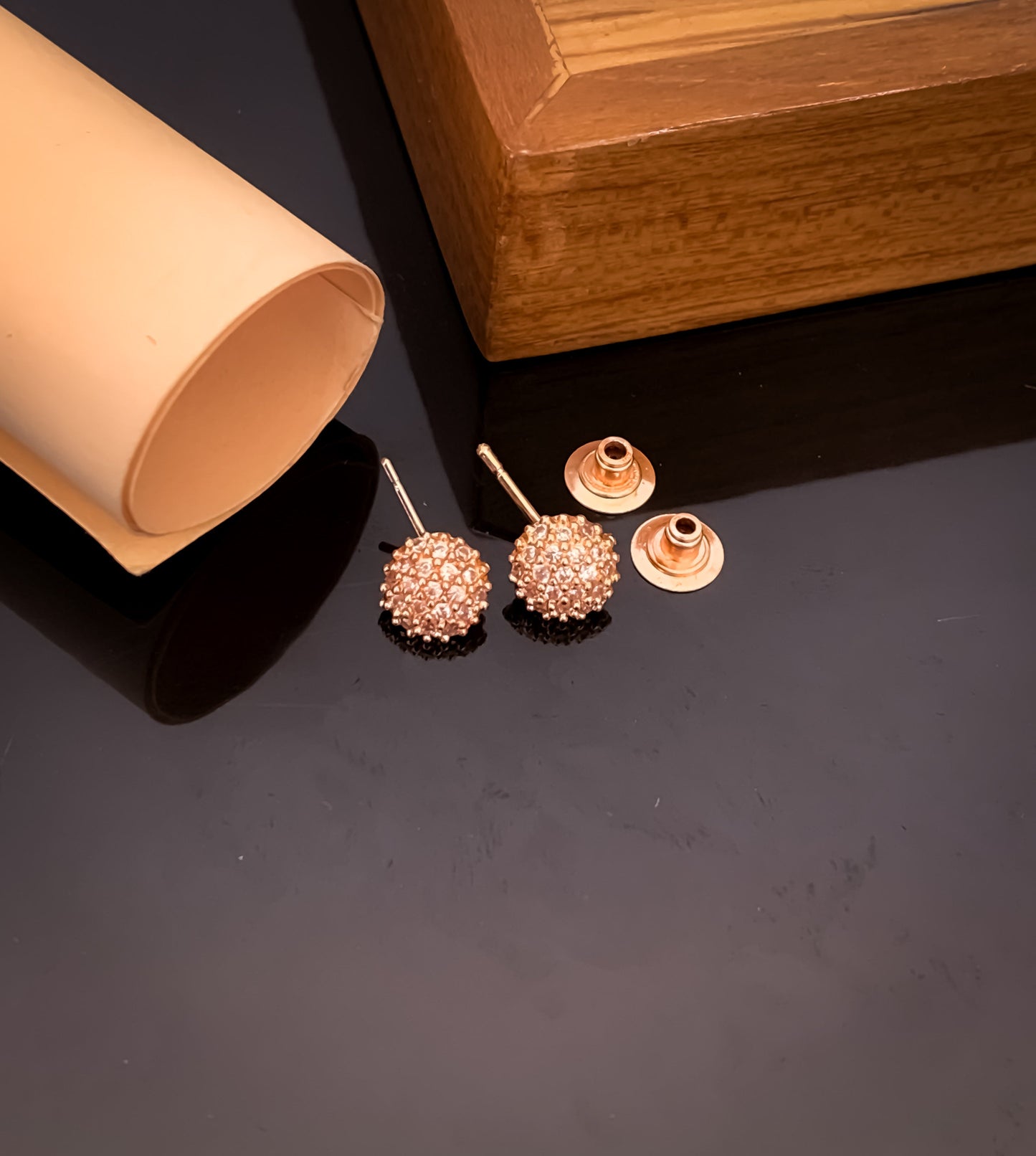 BUY 1 GET 1 FREE -Sparkling Elegance: American Diamond Fancy Earrings - Earrings - Belleza Jewels