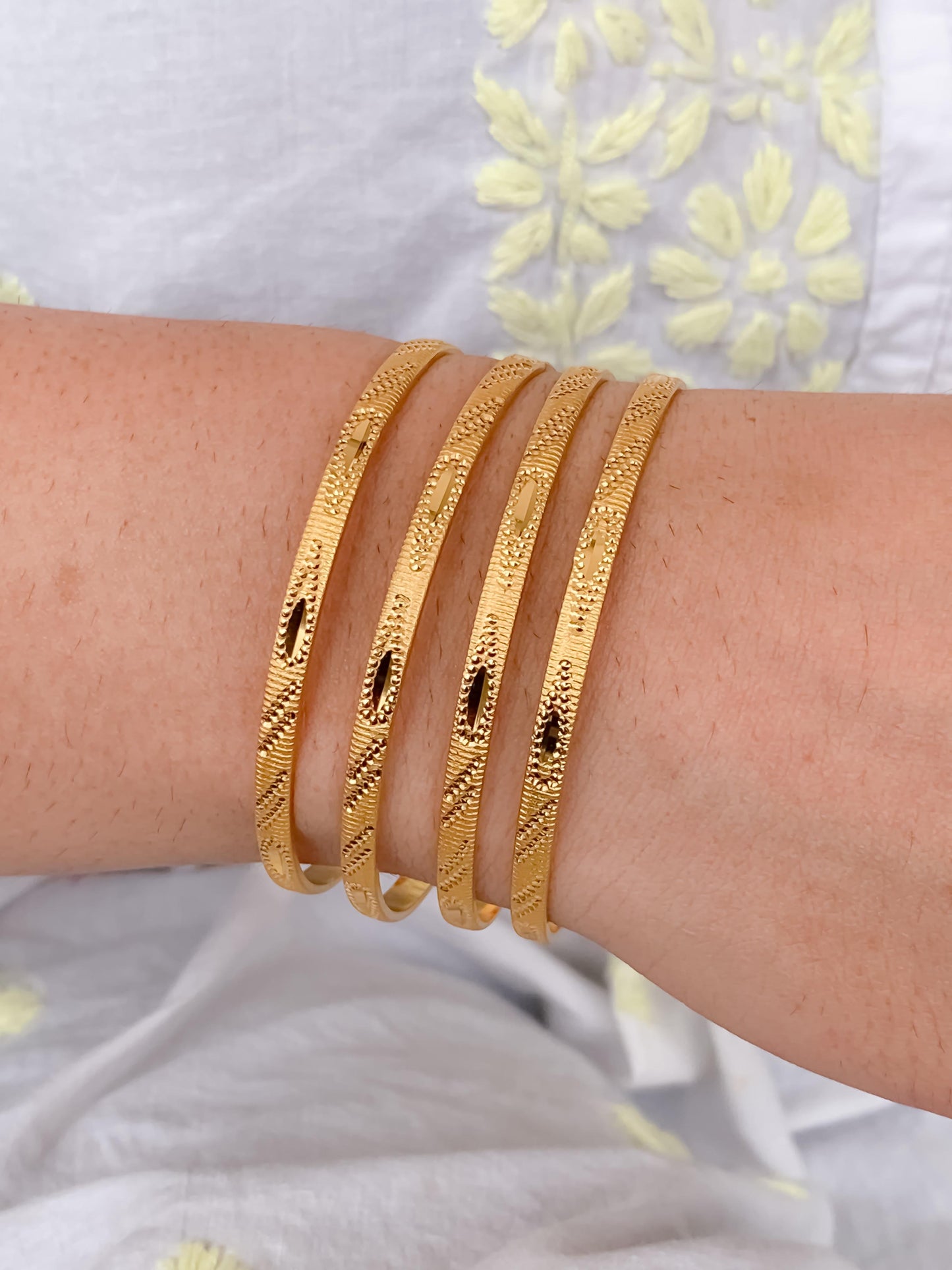 Buy 1 Get 1 Free -Chandani Bangles ( set of 4 )