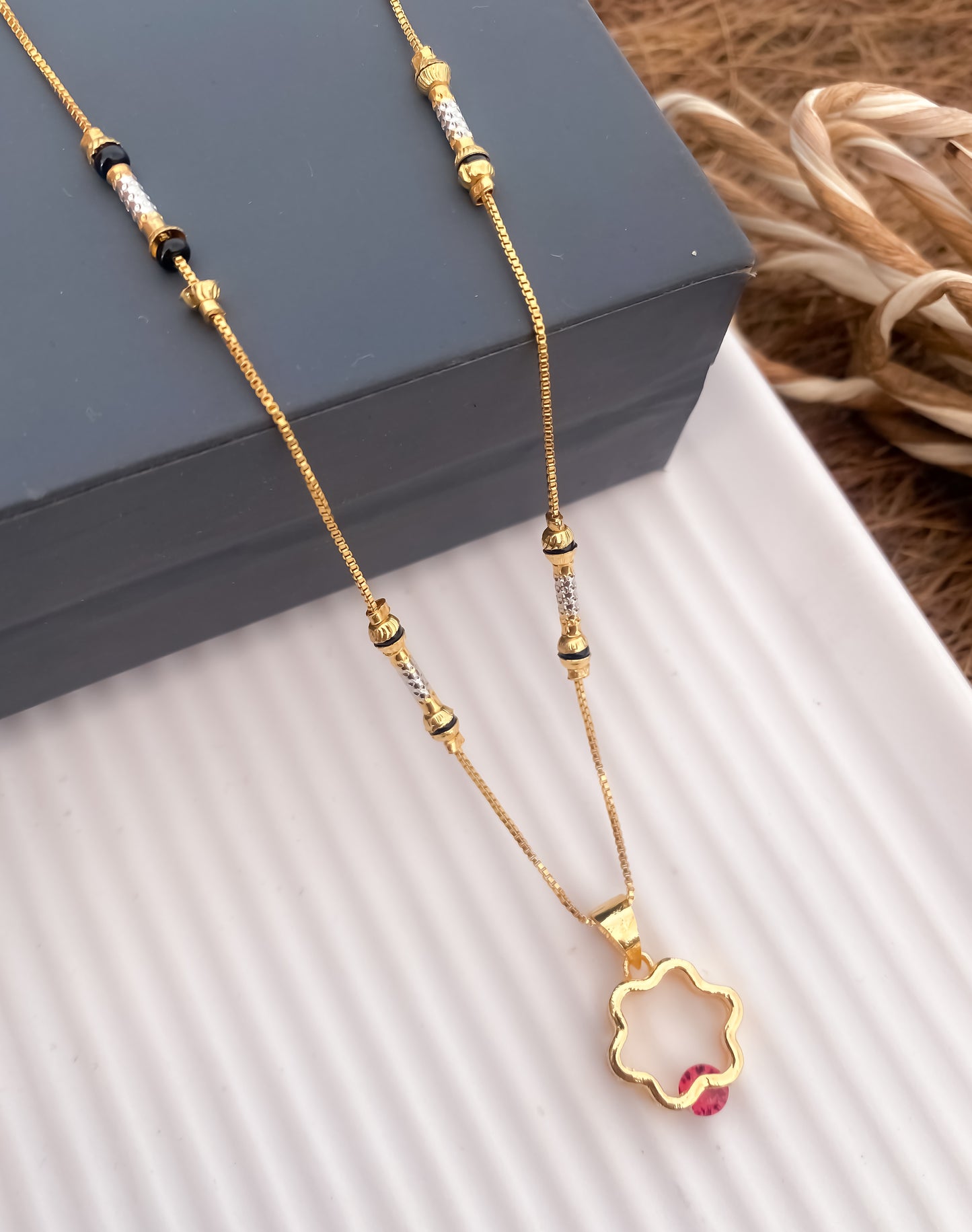 High Gold Fancy Chain Pendant All Colour - Chain Pendal - Belleza Jewels