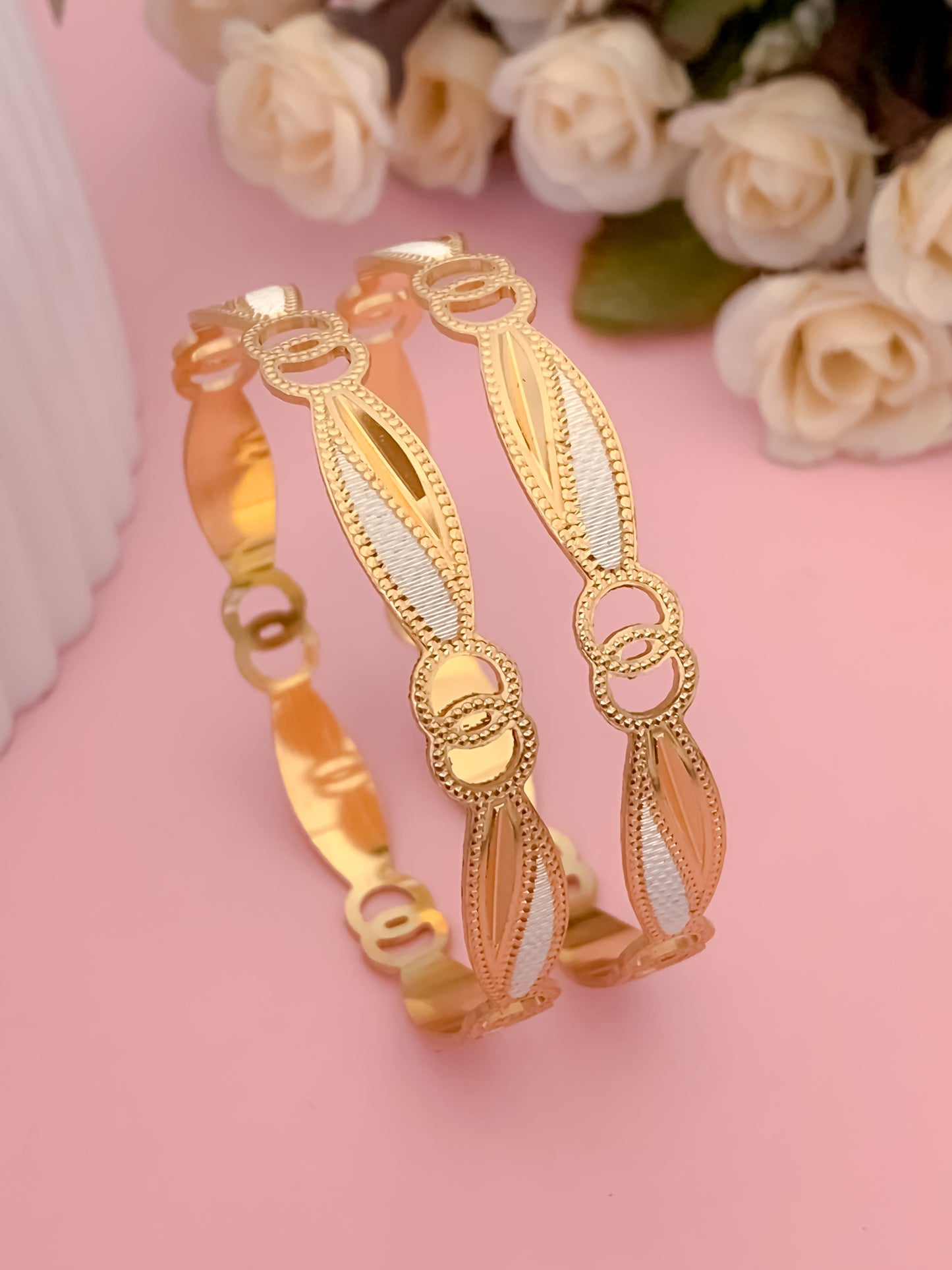 Buy 1 Get 1 Free -Pranali Bangals ( set of 2 )