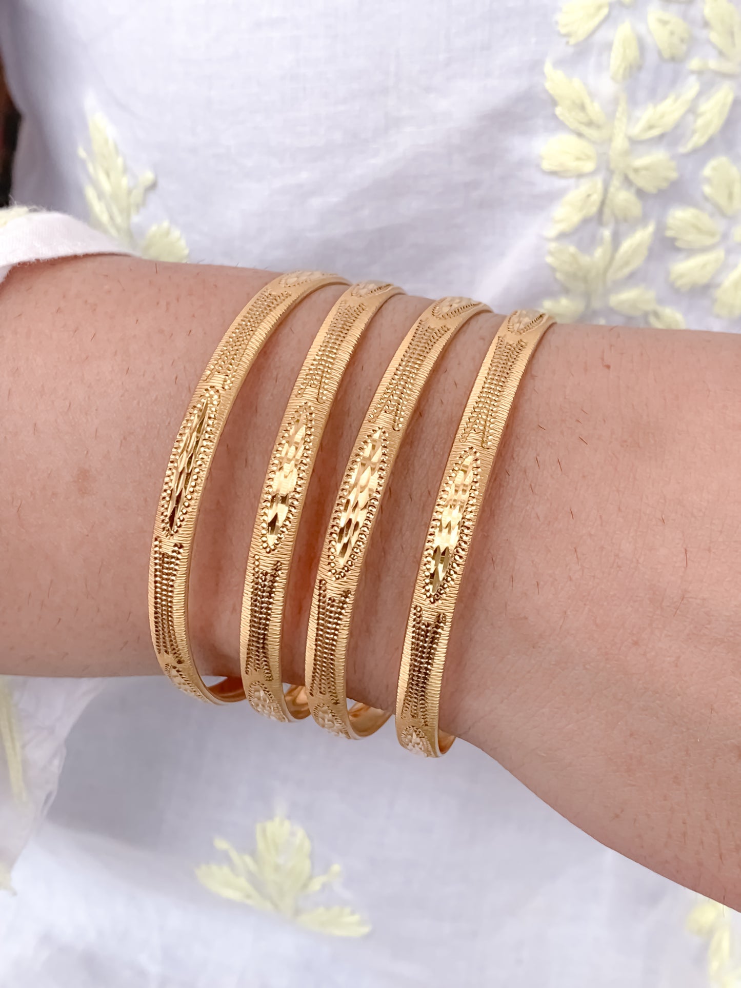 Buy 1 Get 1 Free - Nisha Bangles ( set of 4 )