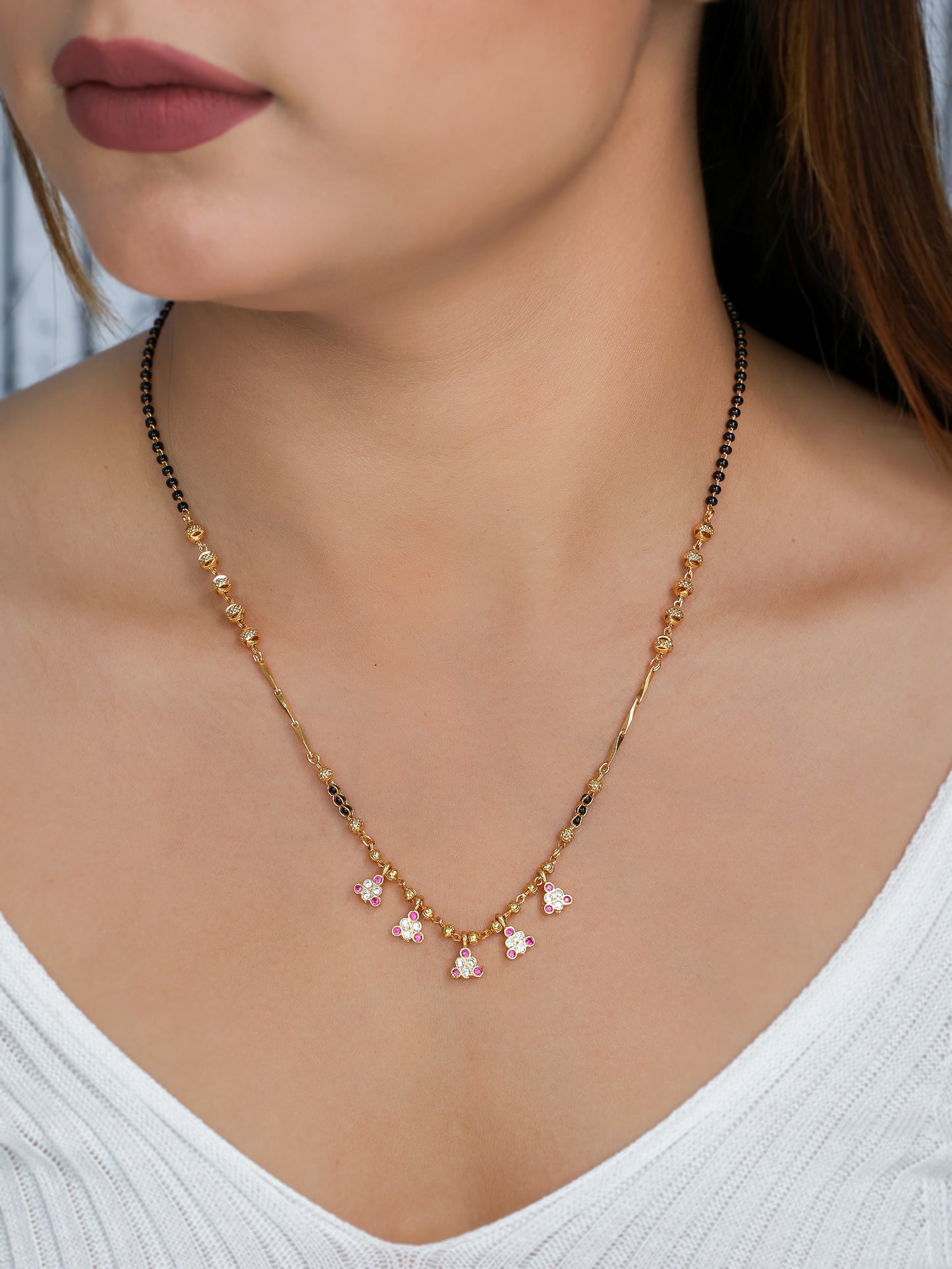 BUY 1 GET 1 FREE- Fancy High Gold Plated Delicated Mangalsutrs