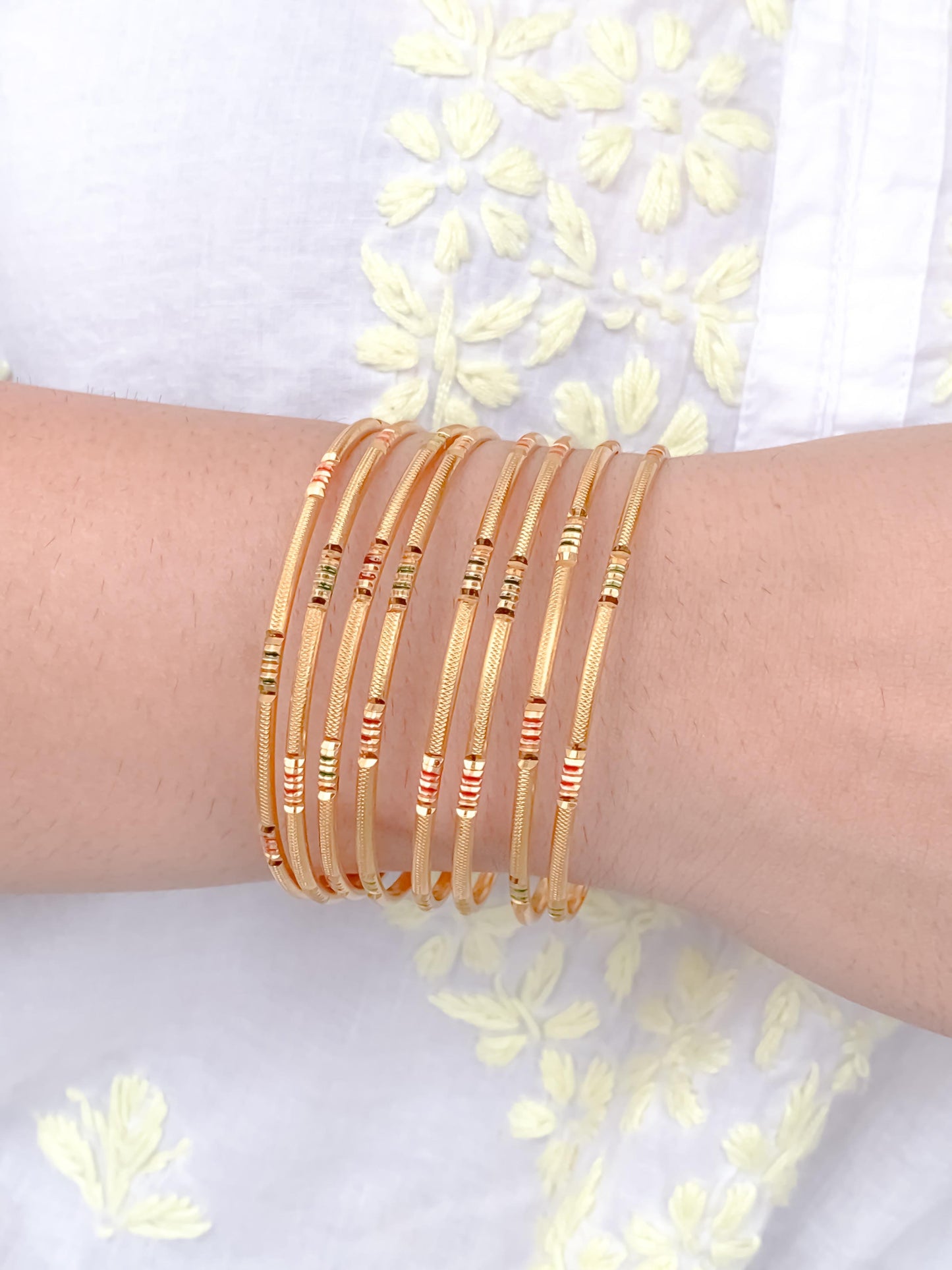 Buy 1 Get 1 Free - Anshika Bangles (Set of 8)