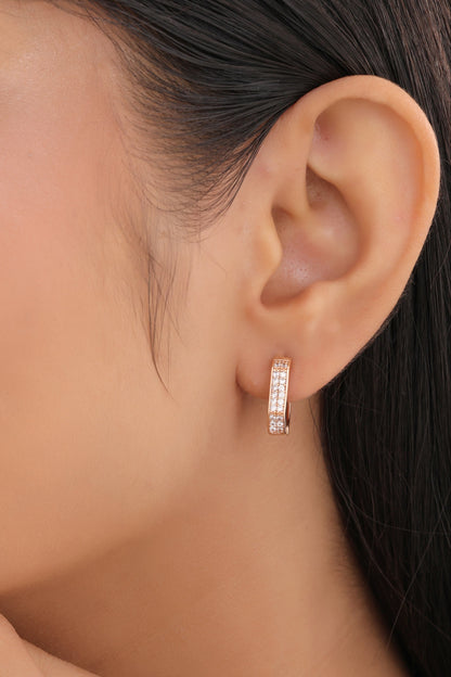Buy 1 Get 1 Free- Aster Octa-Cut AD Bali Earrings - Earrings - Belleza Jewels
