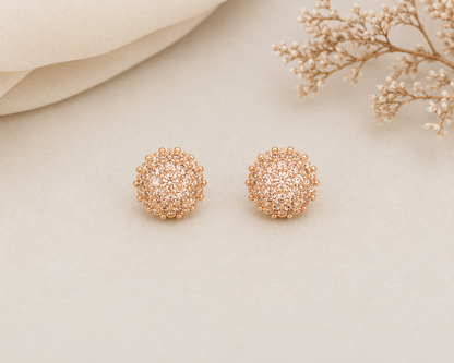 Sparkling Elegance: American Diamond Fancy Earrings
