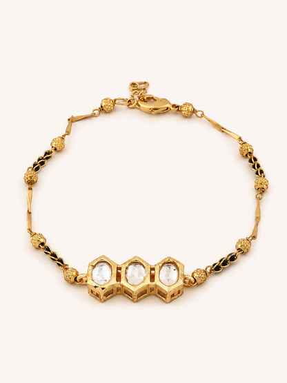 Fancy High Gold Plated Delicate Hand Mangalsutra
