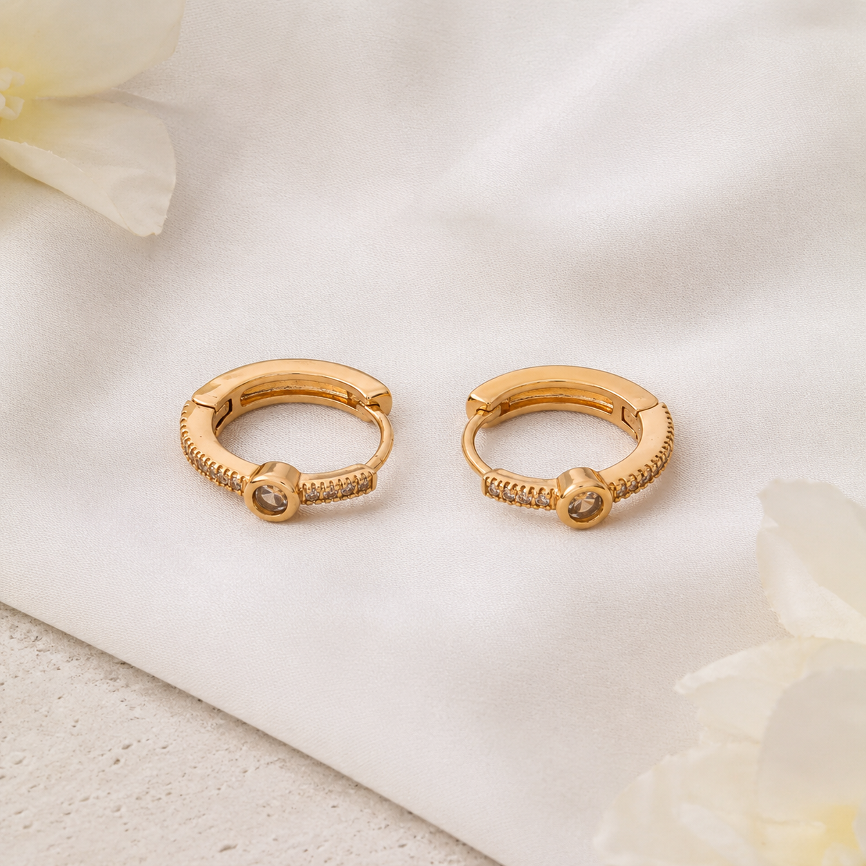 American Diamond Rose  Gold Fancy Delicate Bali