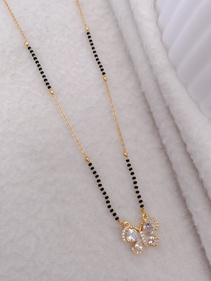 BUY 1 GET 1 FREE - American Diamond high gold plated Delicate fancy Mangalsutra