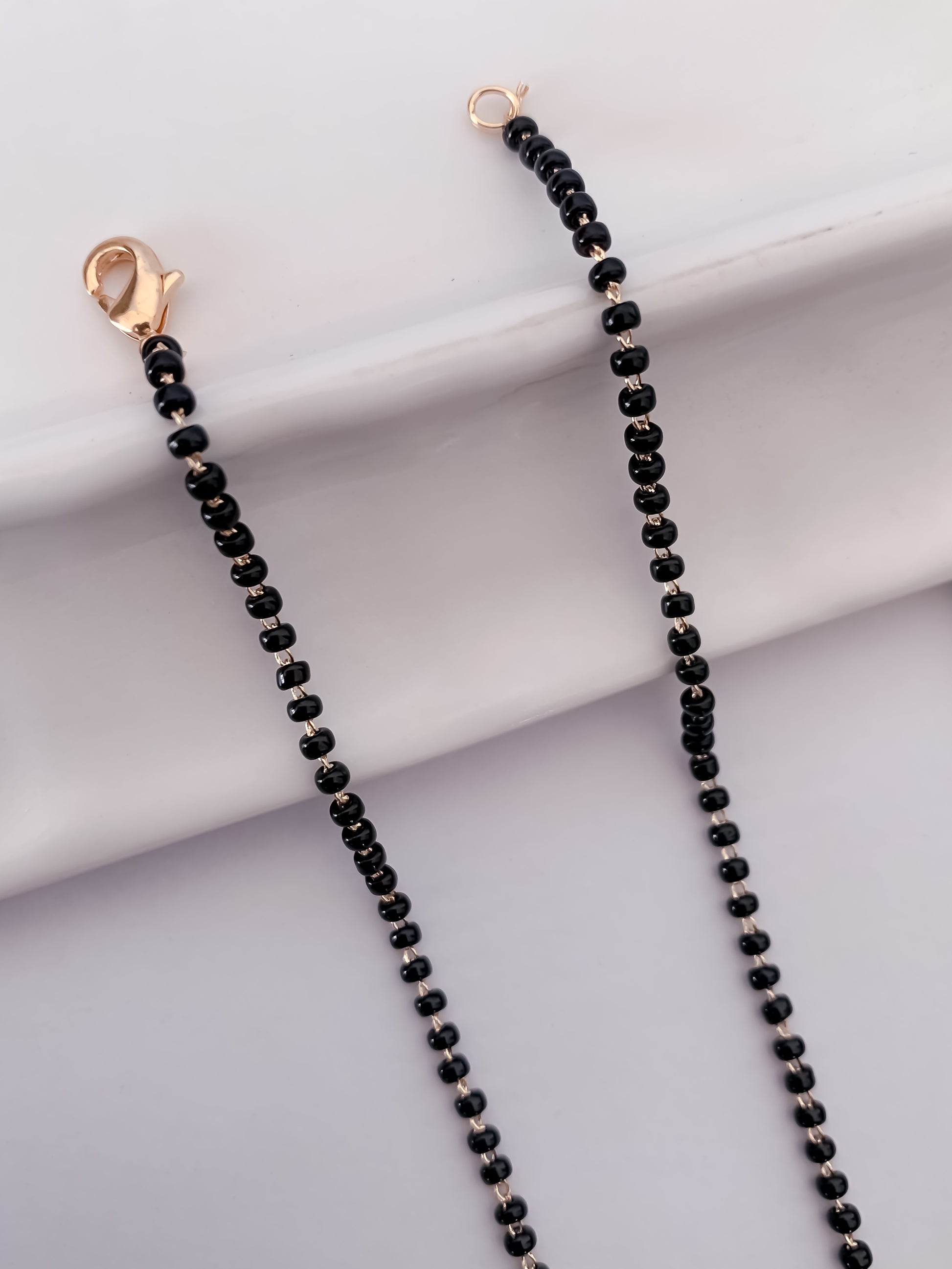 Buy 1 Get 1 Free -Elegant CZ Curve Drop Mangalsutra - Mangalsutra - Belleza Jewels