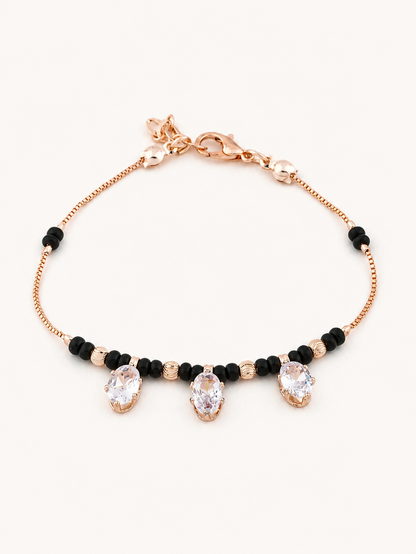 Rose Gold Plated Delicate Hand Mangalsutra