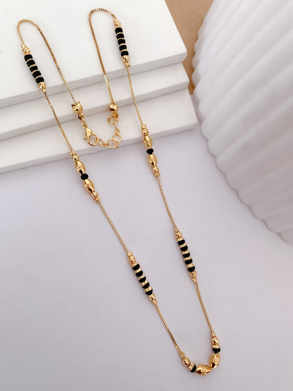 Buy 1 Get 1 Free - Minimal Black Bead Mangalsutra for Daily Wear