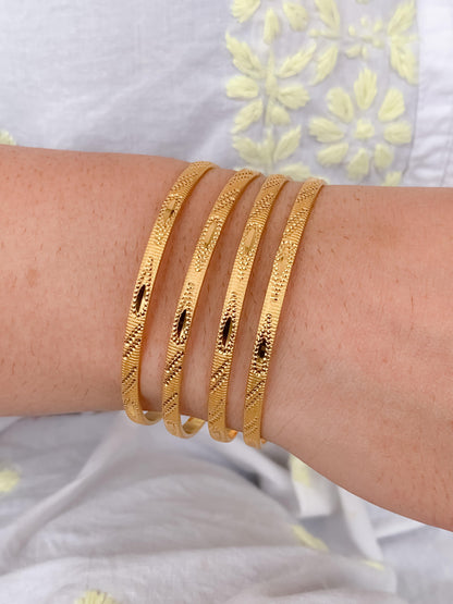 Buy 1 Get 1 Free -Chandani Bangles ( set of 4 )