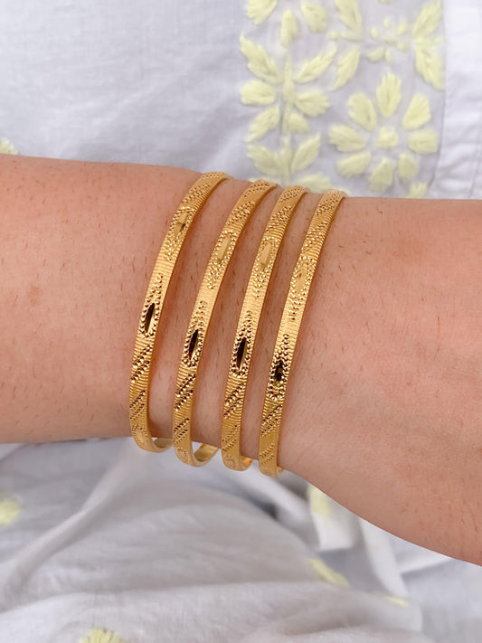 Buy 1 Get 1 Free -Chandani Bangles ( set of 4 )