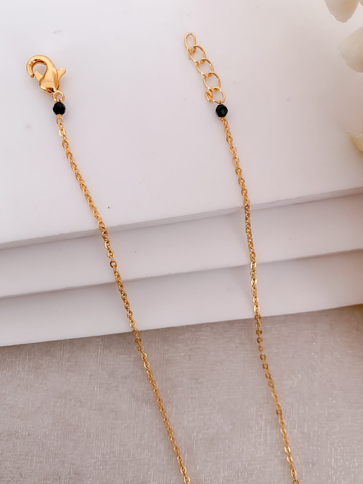 Buy 1 Get 1 Free -Dual Heart Minimal Mangalsutra Necklace - Mangalsutra - Belleza Jewels