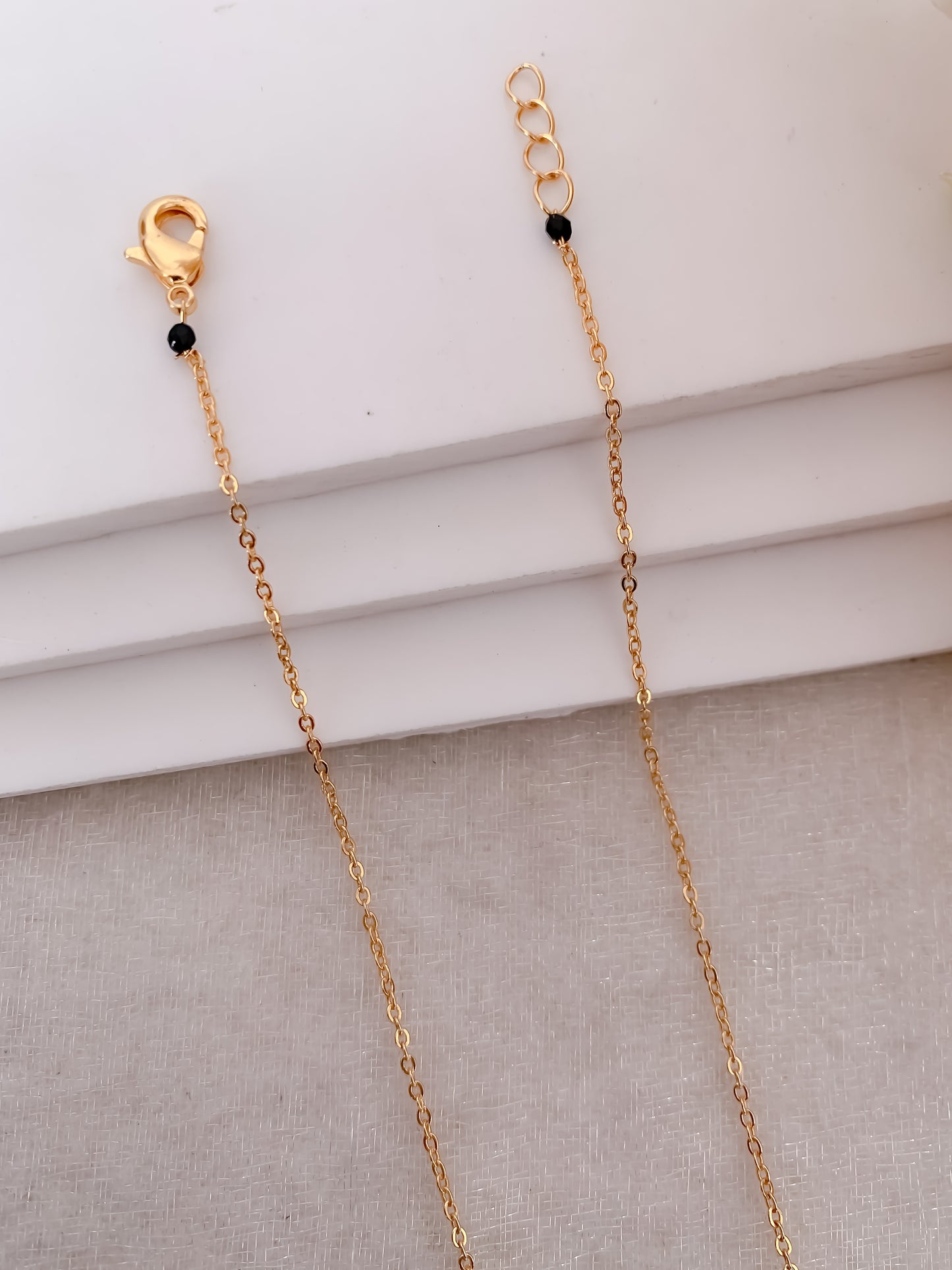 Buy 1 Get 1 Free  - American Diamond Gold Plated Fancy Mangalsutra