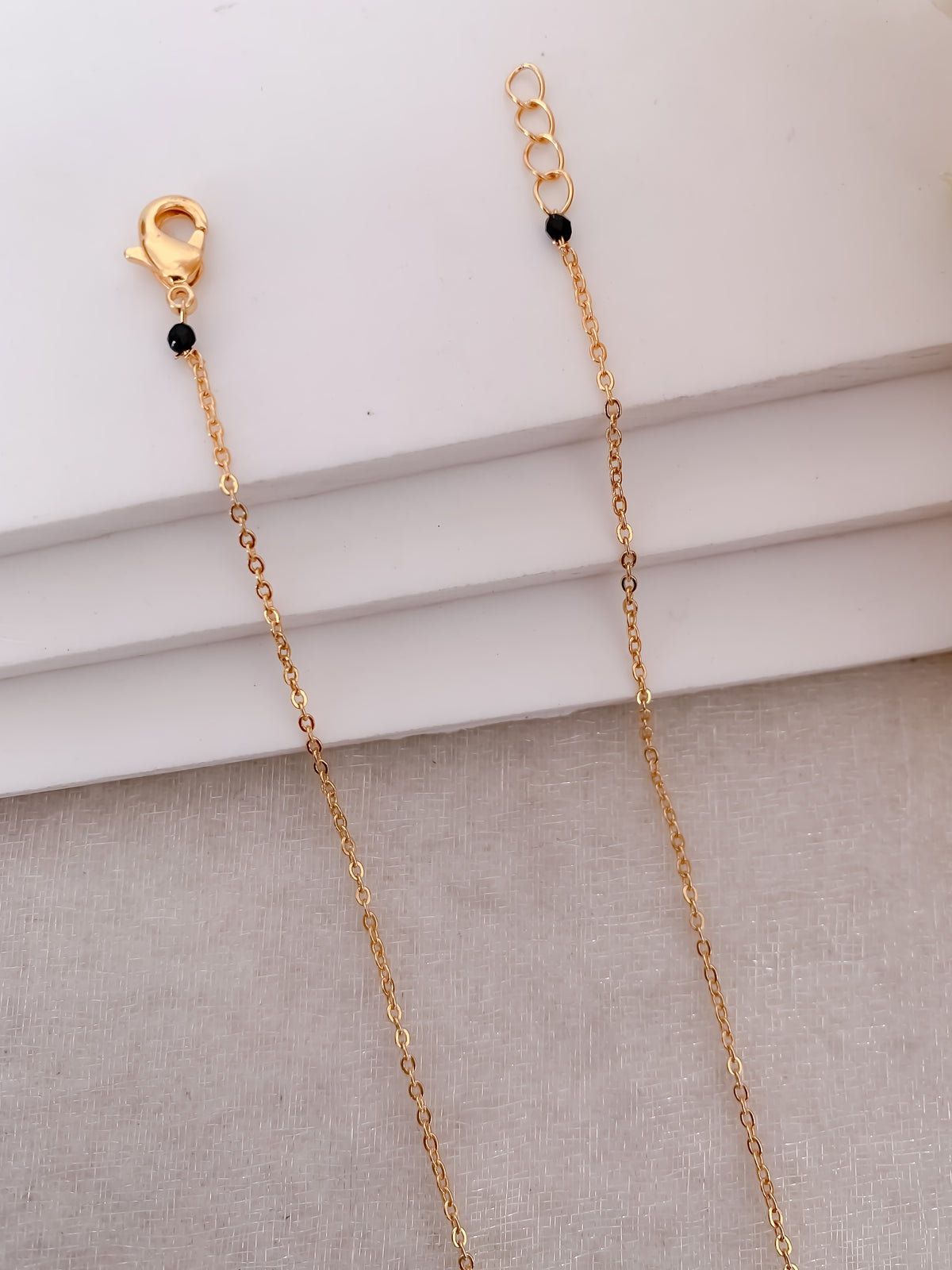 Buy 1 Get 1 Free  - Twin Flower Sparkle Mangalsutra - Mangalsutra - Belleza Jewels