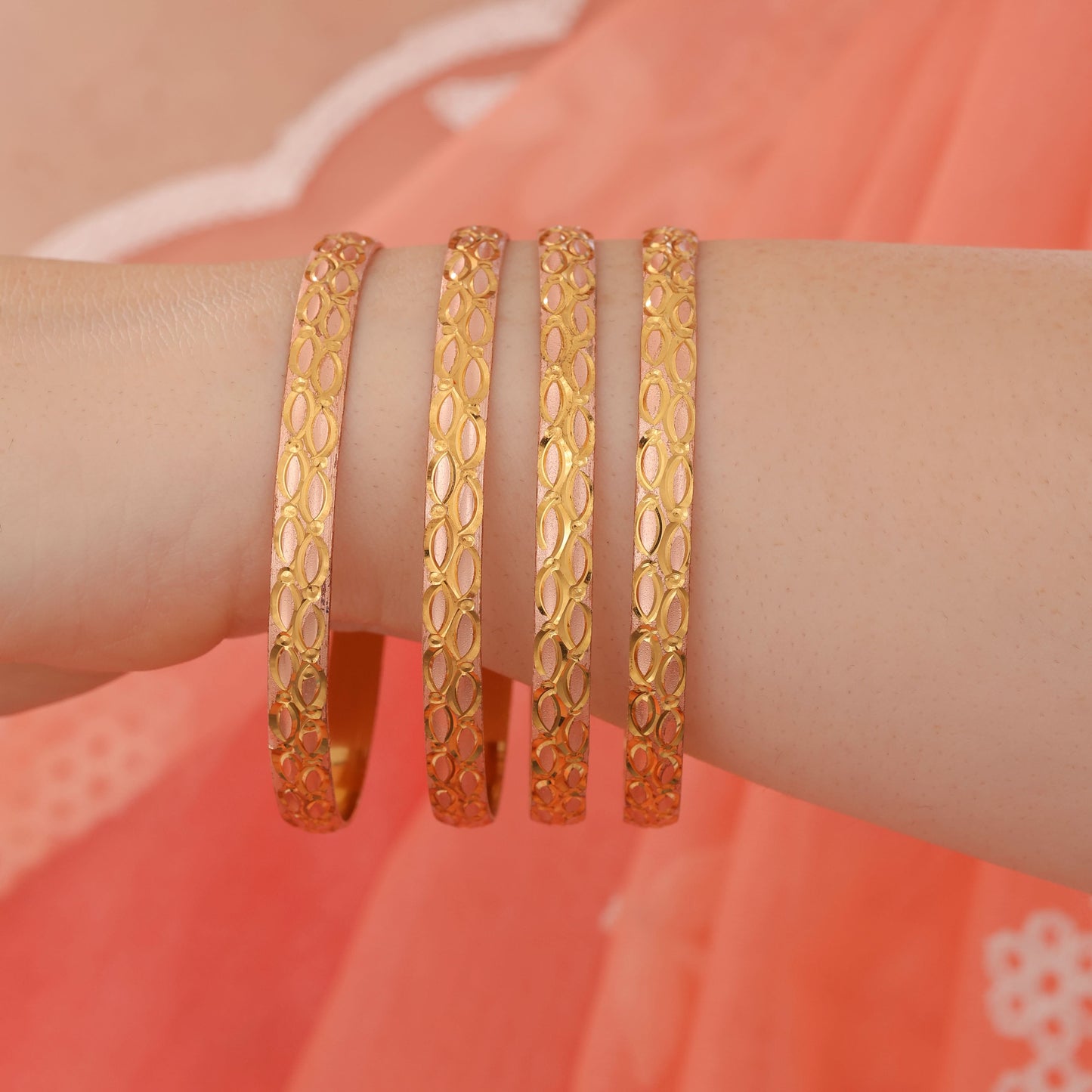 BUY 1 GET 1 FREE - Ishani Bangles (Set of 4)