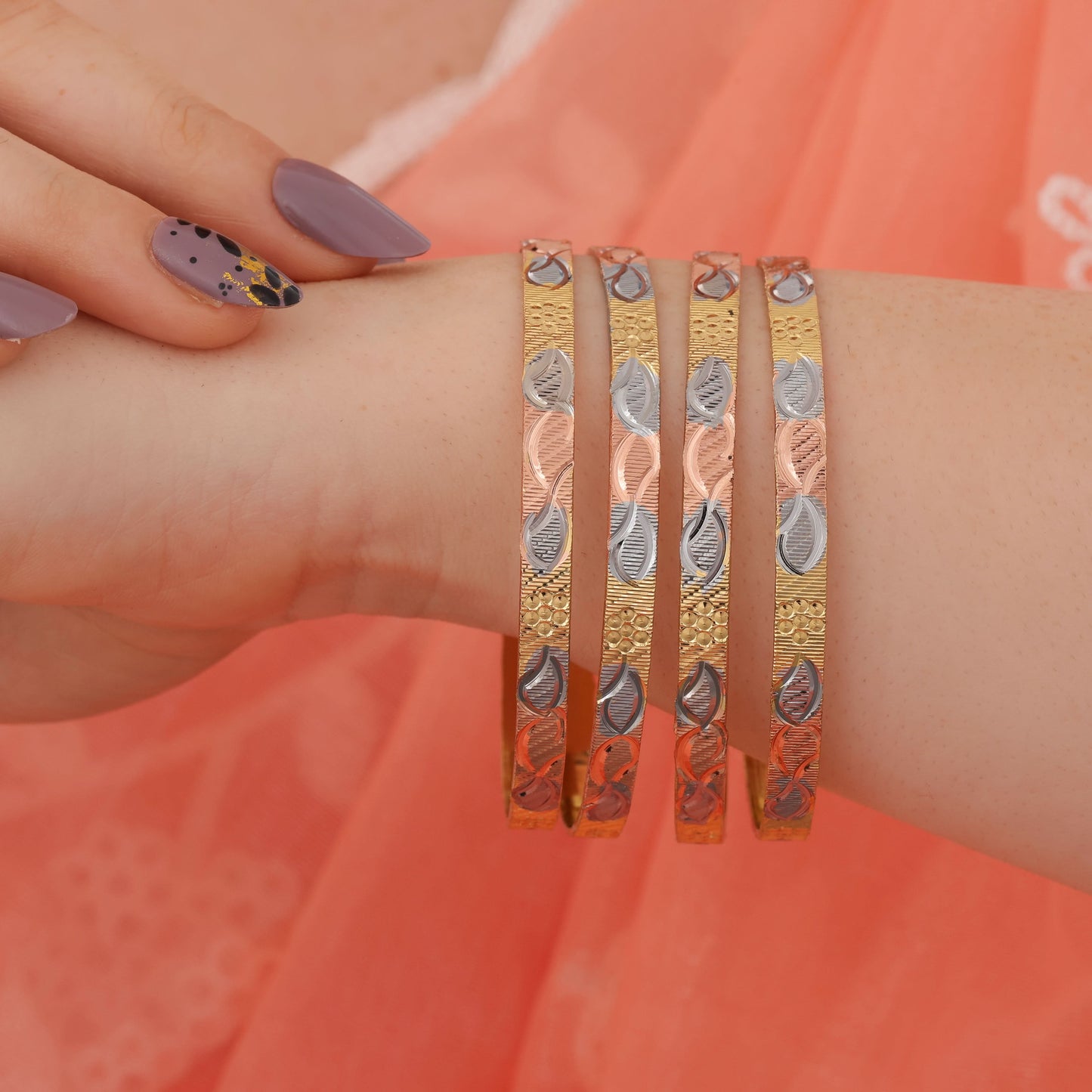 BUY 1 GET 1 FREE - Manali Bangles (Set of 4)