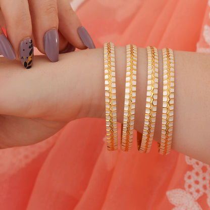 BUY 1 GET 1 FREE - Naomika Bangles (Set of 4)