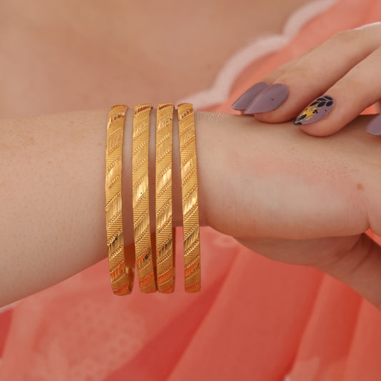 BUY 1 GET 1 FREE - Aahana Bangles (Set of 4)