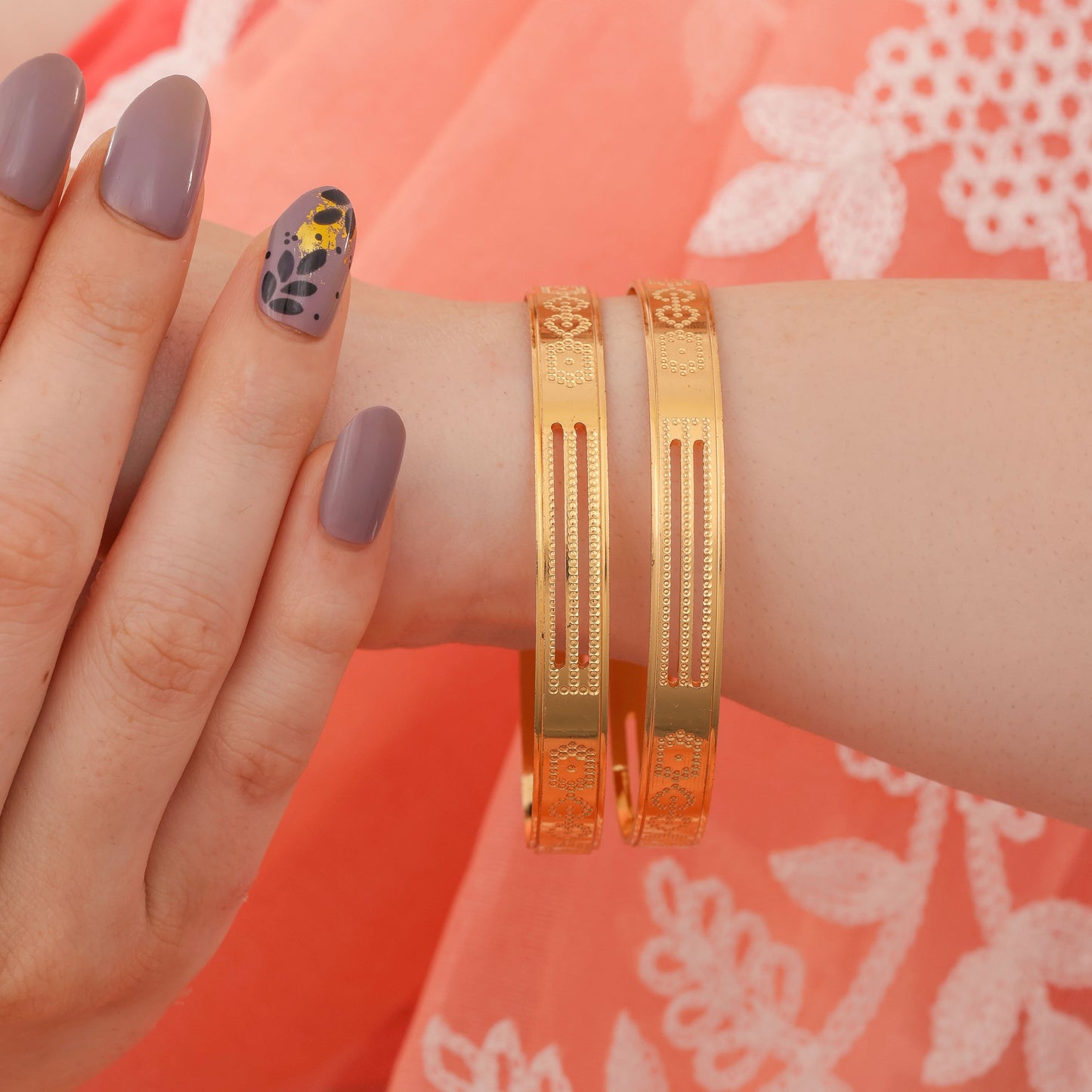 BUY 1 GET 1 FREE - Parvati Bangles (Set of 2)