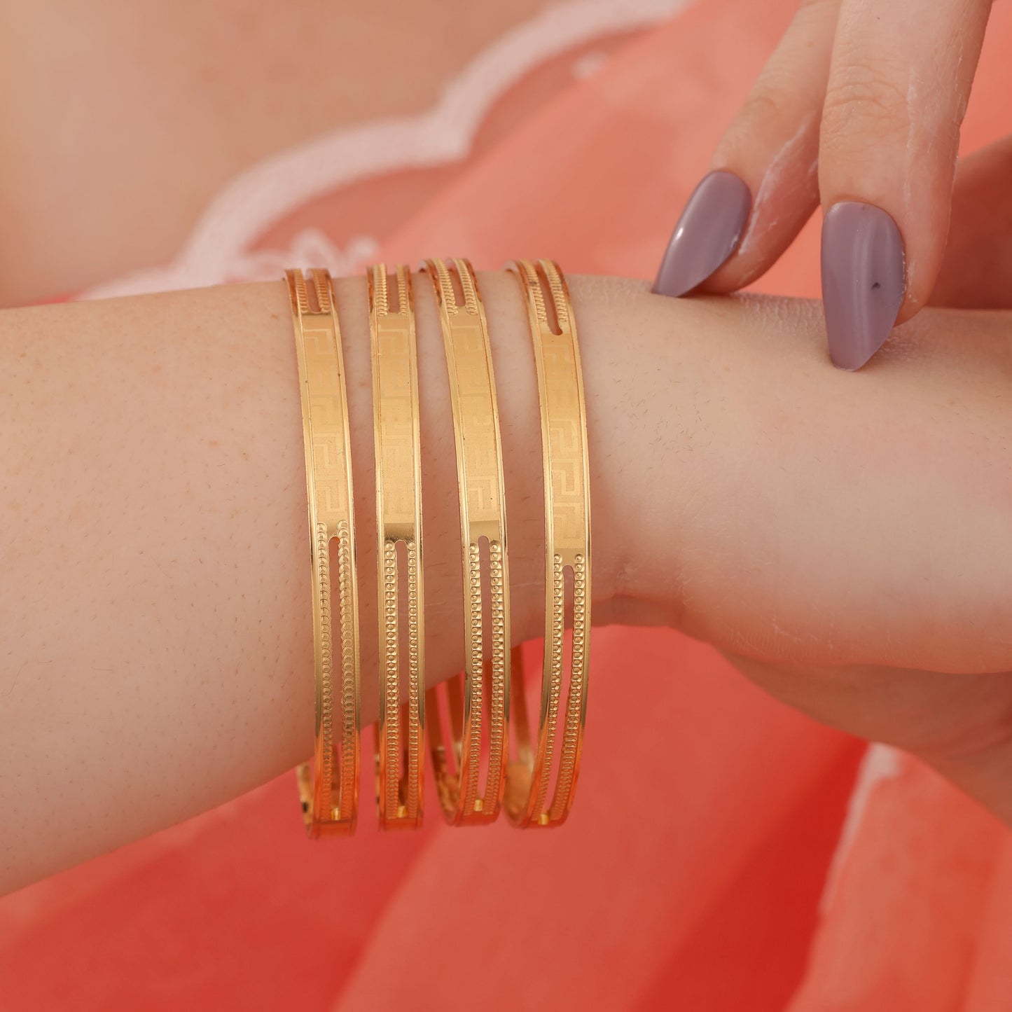 BUY 1 GET 1 FREE - Bhumi Bangles (Set of 4)