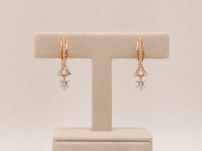 American Diamond Rose Gold Delicated Fancy Bali