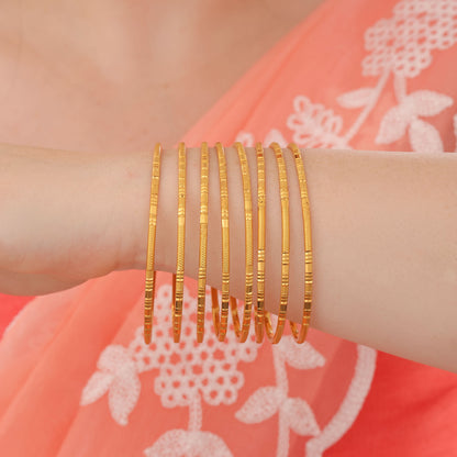 Buy 1 Get 1 Free-Kiyara Bangles (Set of 8)