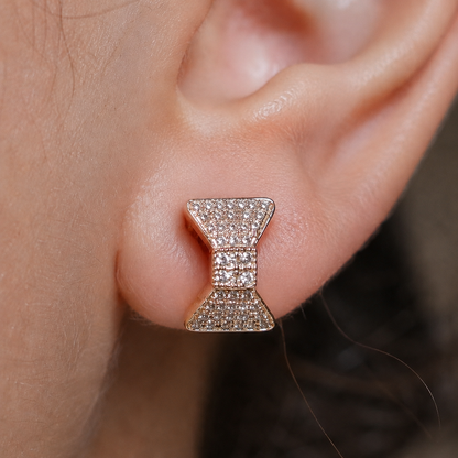 American Diamond Rose Gold Fancy Baali Earrings