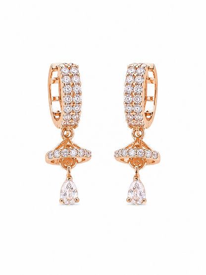 American Diamond High Rose Gold Fancy Bali