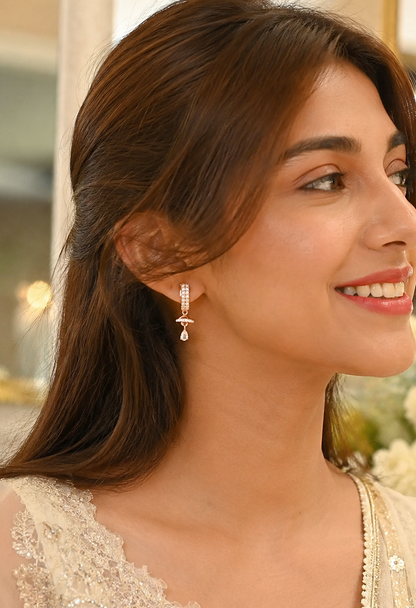 American Diamond High Rose Gold Fancy Bali
