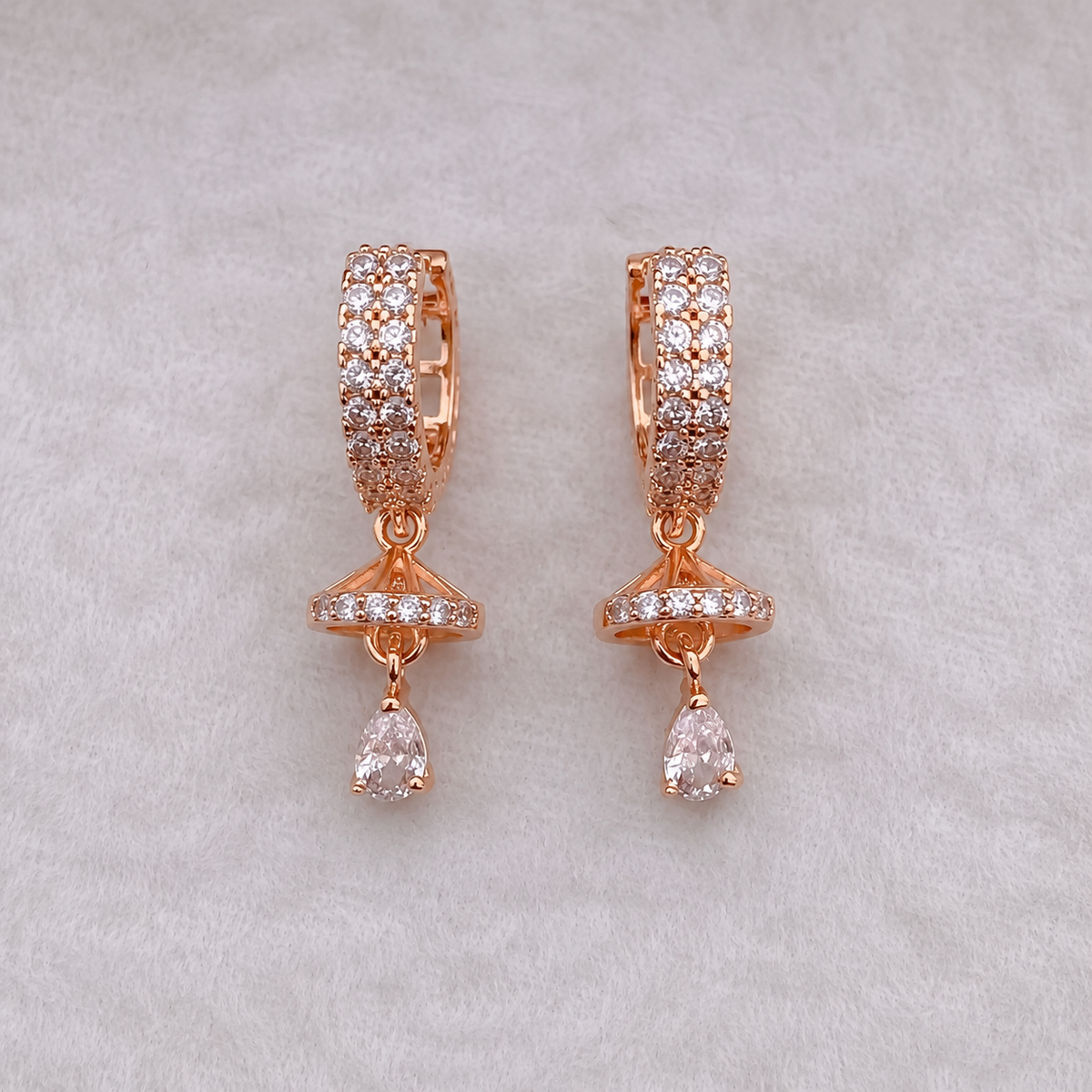 American Diamond High Rose Gold Fancy Bali