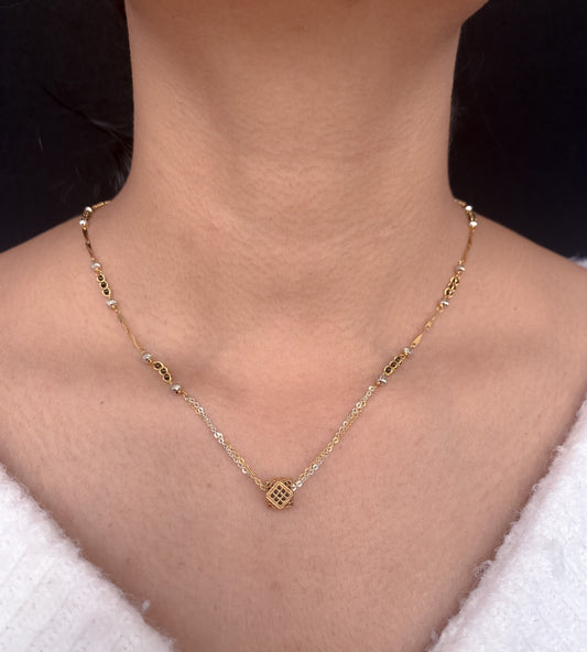 Buy 1 Get 1 Free American Diamond High Gold Plated Fancy Delicate Mangalsutra