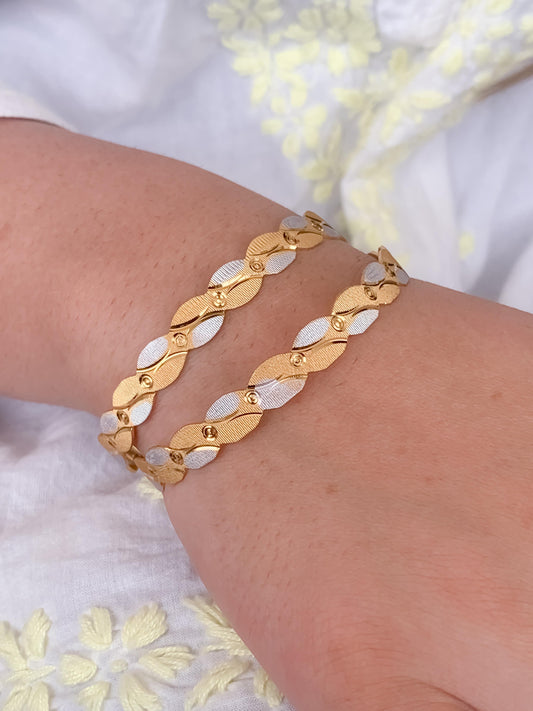 Buy 1 Get 1 Free -Prisha Bangles ( set of 2 )