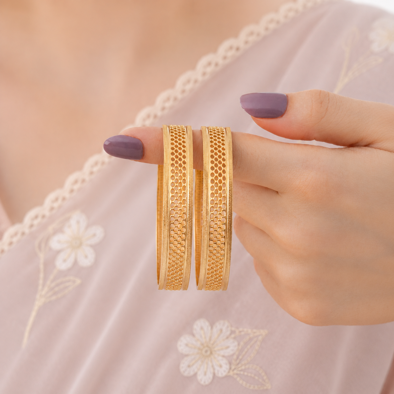 Buy 1 Get 1 Free - Aadhya Bangles (Set of 2)