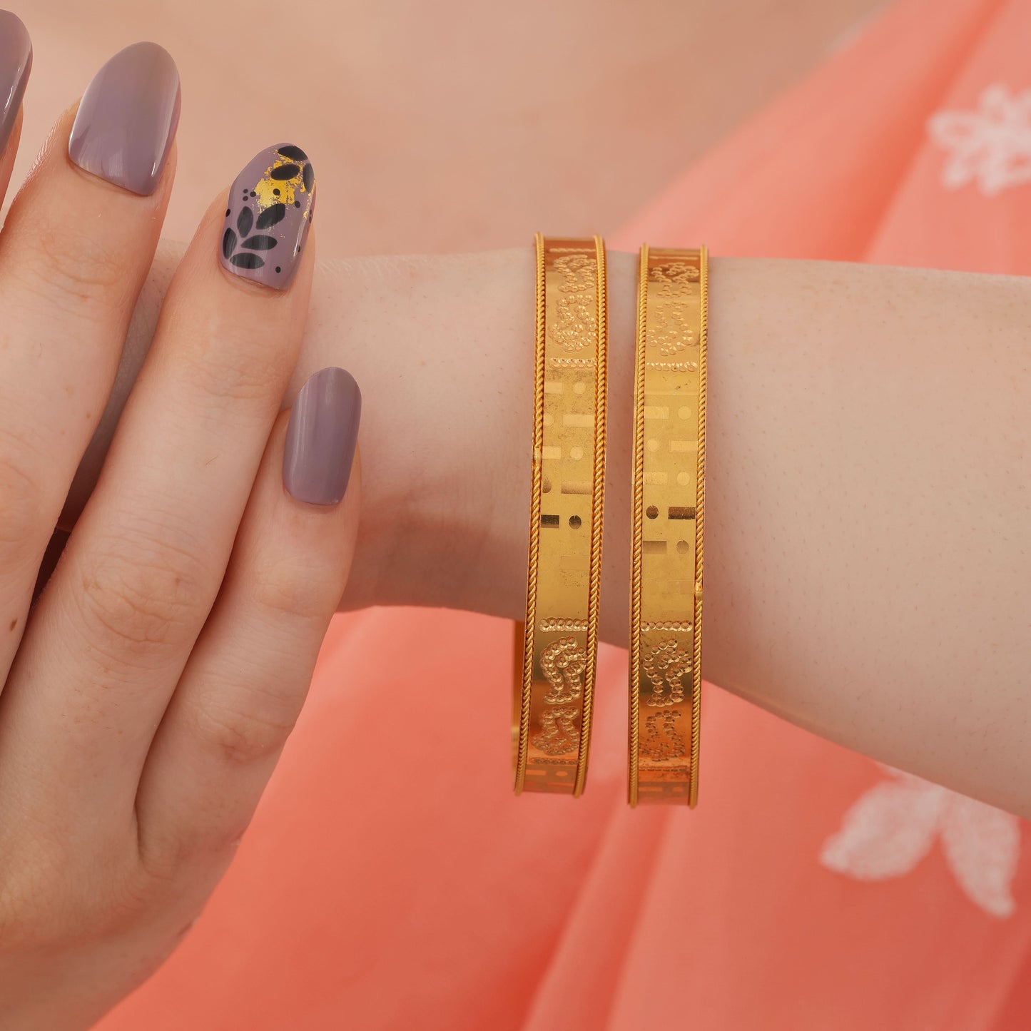 Buy 1 Get 1 Free -Padmavati Bangles (set of 2 )