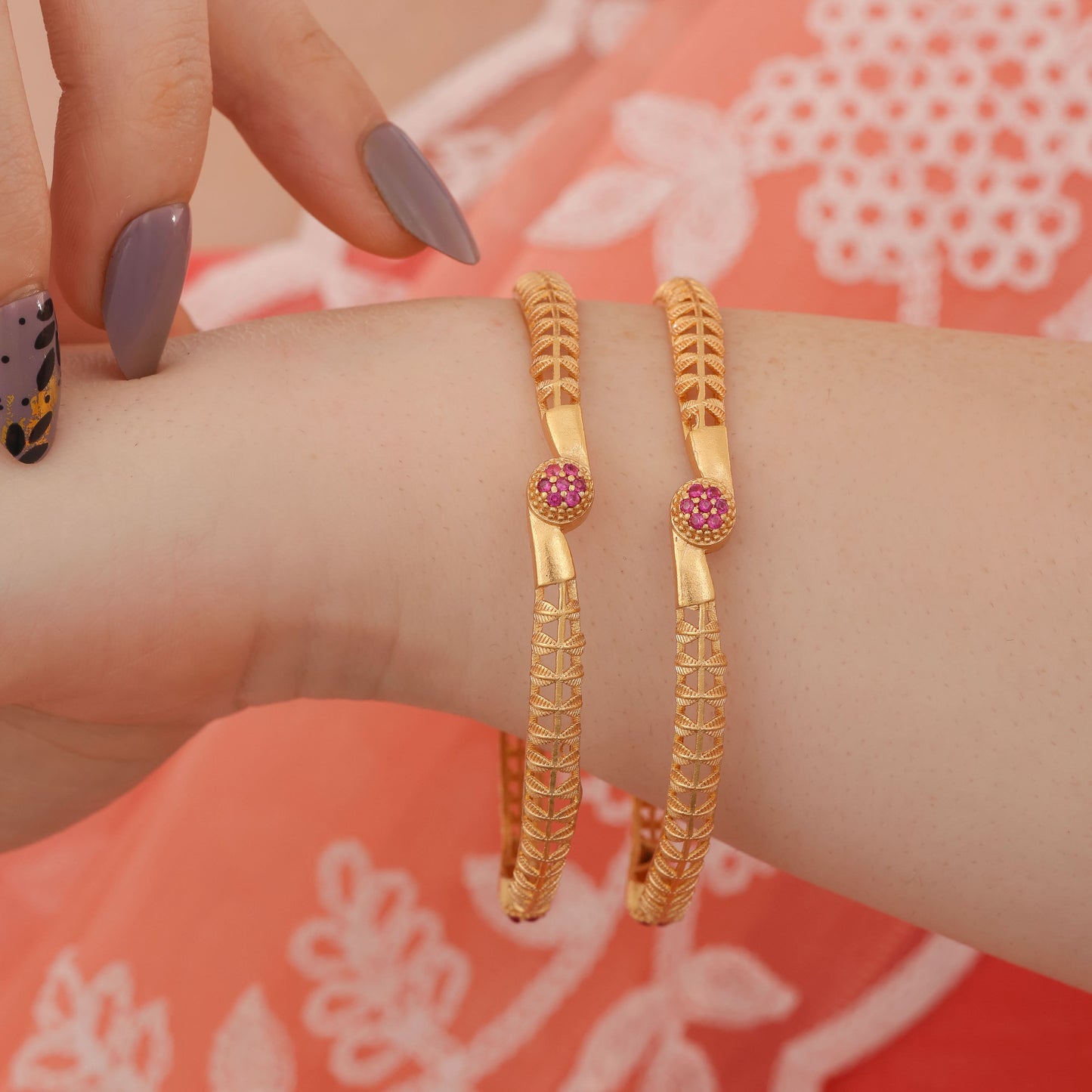 Buy 1 Get 1 Free - Yamini Bangles (set of 2 )