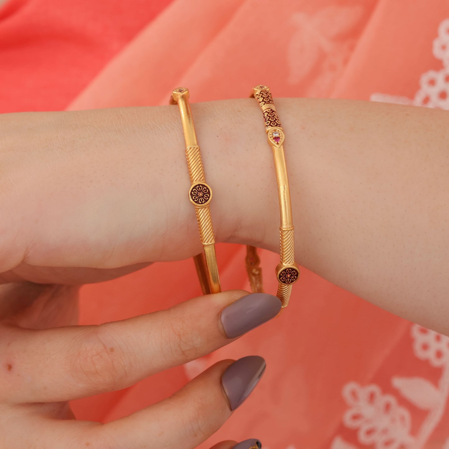 Buy 1 Get 1 Free - Nisha Bangles(set of 2 )