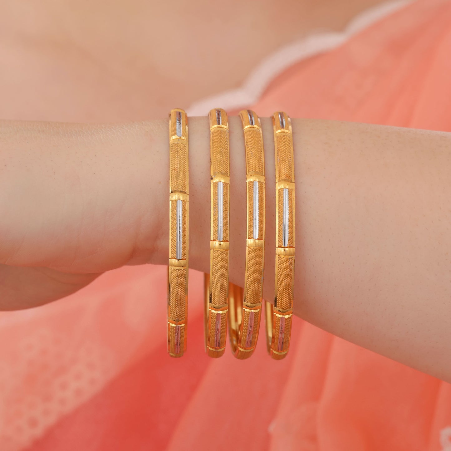 Buy 1 Get 1 Free - Hina Bangles ( set of 4 )