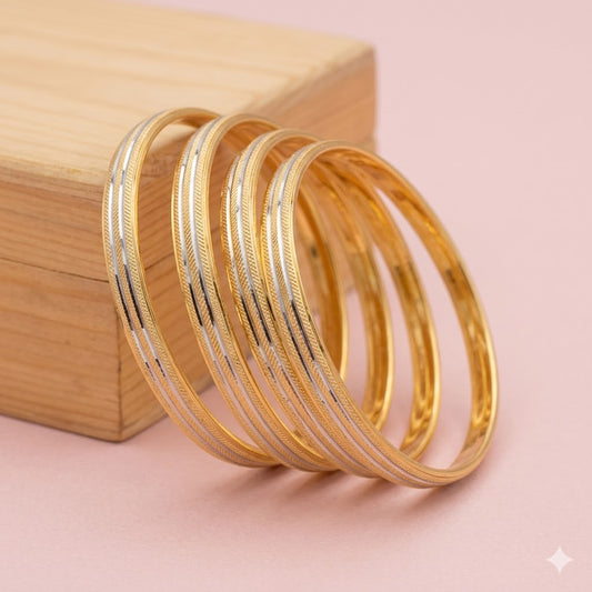 Buy 1 Get 1 Free - Divya Bangles ( set of 4 )