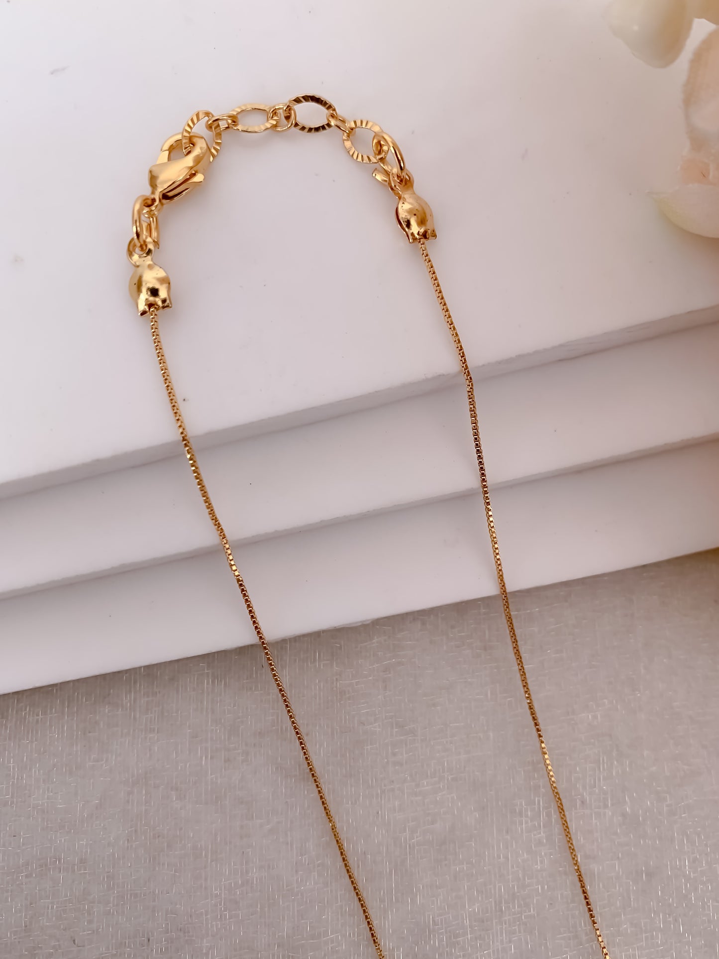 Buy 1 Get 1 Free - American Diamond Fancy Gold Delicate Mangalsutra