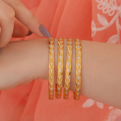Buy 1 Get 1 Free - Riya Bangles ( set of 4 )