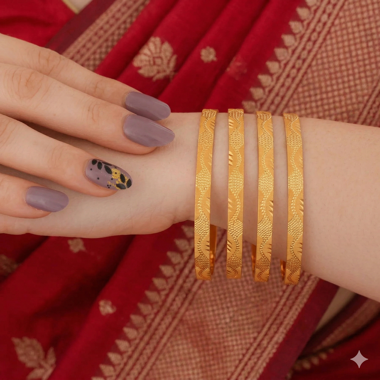 Urmila Bangles ( set of 4 )
