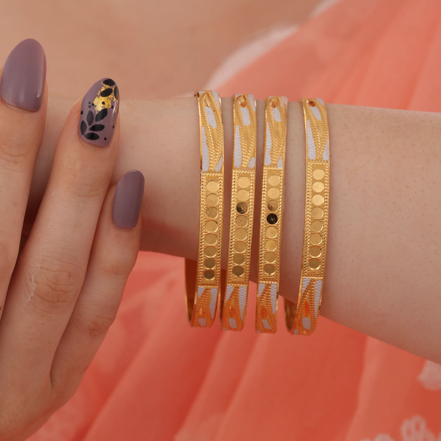 Buy 1 Get 1 Free - Drashti Bangles ( set of 4 )