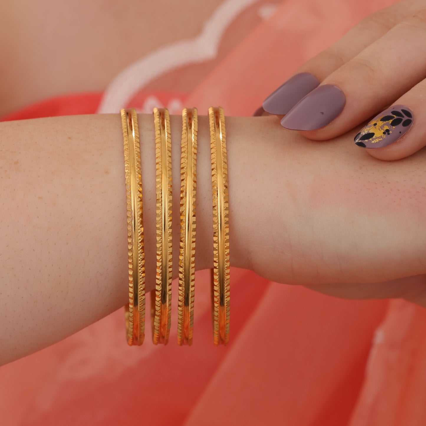 Buy 1 Get 1 Free -Shilpa Bangles ( set of 4 )