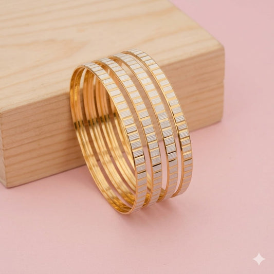 Buy 1 Get 1 Free -Meena Bangles ( set of 4 )