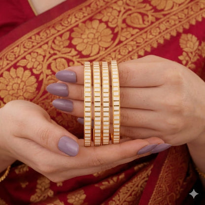 Meena Bangles ( set of 4 )