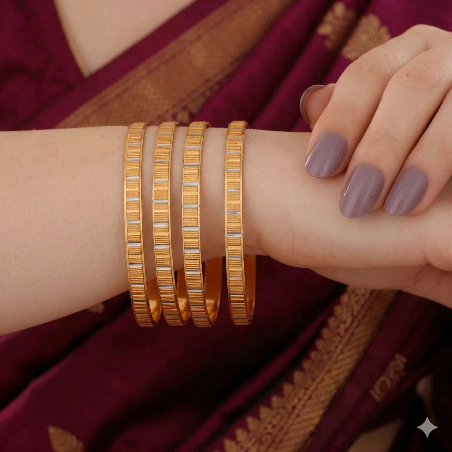 Veena Bangles ( set of 4 )
