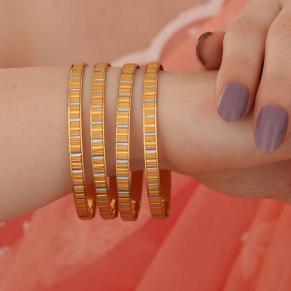 Buy 1 Get 1 Free -Veena Bangles ( set of 4 )