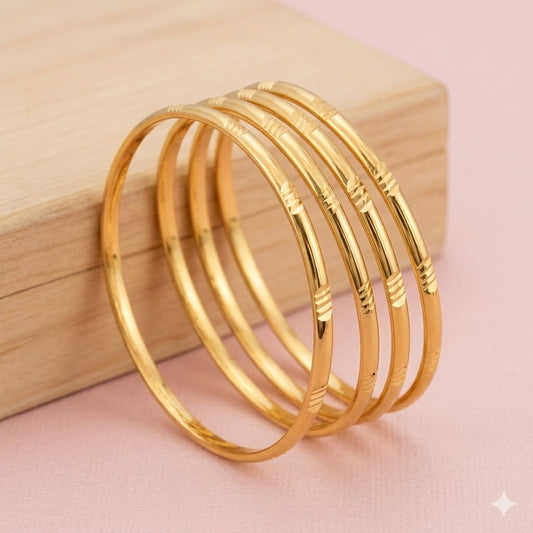 Buy 1 Get 1 Free -Mahi Bangles( set of 4 )